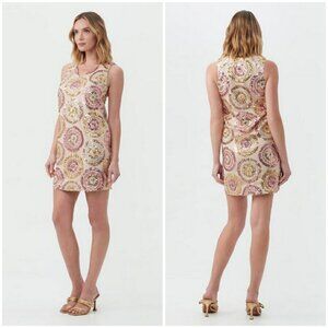 💕TRINA TURK💕 Glitterati Dress ~ Pink/Gold Circles Sequin 12 NWT